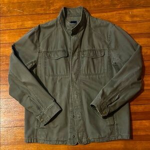 Gap Men's Olive Green Jacket Size Large